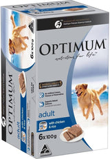 Adult Wet Dog Food with Chicken and Rice Trays 100 G (Pack of 6)