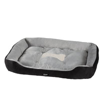 Calming Soft Sleeping Washable Dog Bed Black