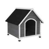 Dog Kennel House Wooden Outdoor-Indoor Weatherproof - L