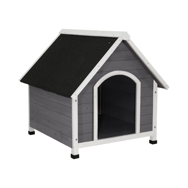 Dog Kennel House Wooden Outdoor-Indoor Weatherproof - L