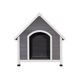 Dog Kennel House Wooden Outdoor-Indoor Weatherproof - L