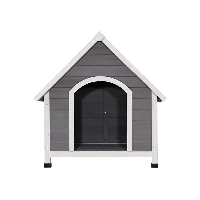 Dog Kennel House Wooden Outdoor-Indoor Weatherproof - L