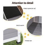 Dog Kennel House Wooden Outdoor-Indoor Weatherproof - L