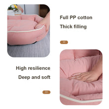 Suede Pet Bed - Washable