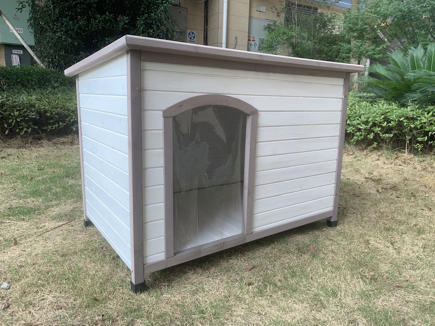 Timber Pet Dog Kennel House White - XL