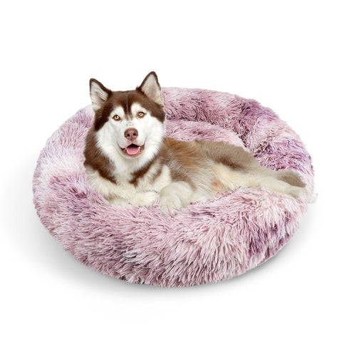Dog Cat Calming Nest Bed - Washable Cover L
