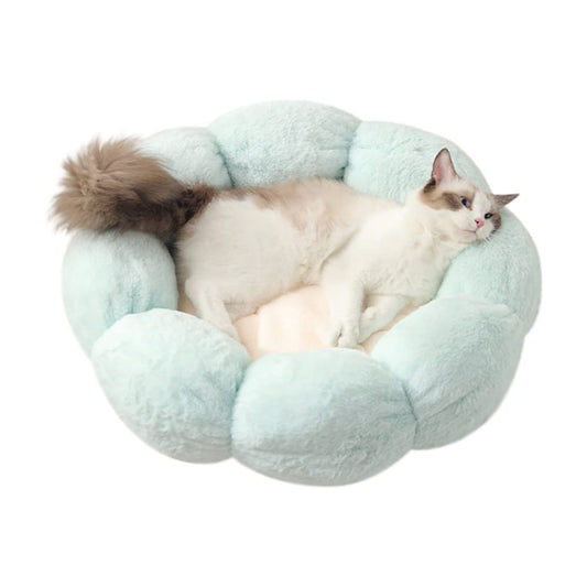 Cat Bed for Cats and Small Dogs - Light Green - L